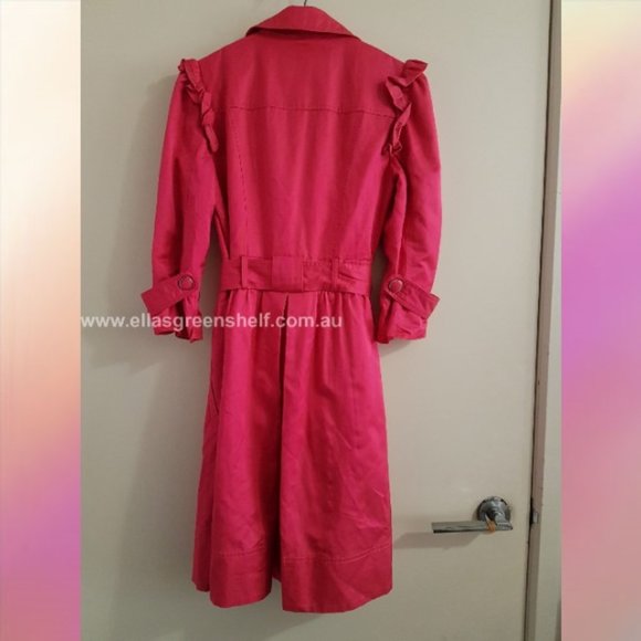 Forever New size 6 Pink Coat - Picture 7 of 8